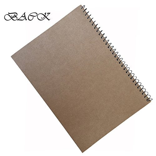 Rinastore Blank Sheet Music Composition Manuscript Staff Paper Art-Music-Notebook 50 Pages 26x19cm