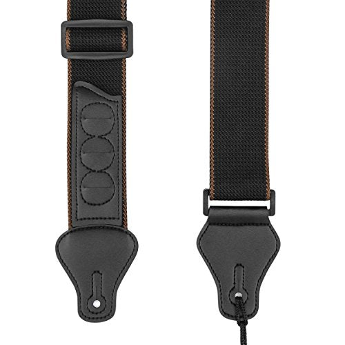 Guitar Strap with 3 Pick Holders 100% Soft Cotton Strap