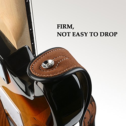 Guitar Strap Soft Suede Leather  2.75" Width Adjustable for Bass Electric & Acoustic Guitar