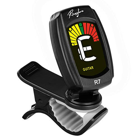 Clip-On Tuner For Guitar, Bass, Violin, Ukulele & Chromatic Tuning Modes